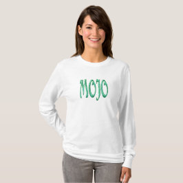 Mojo women white long sleeve t-shirt