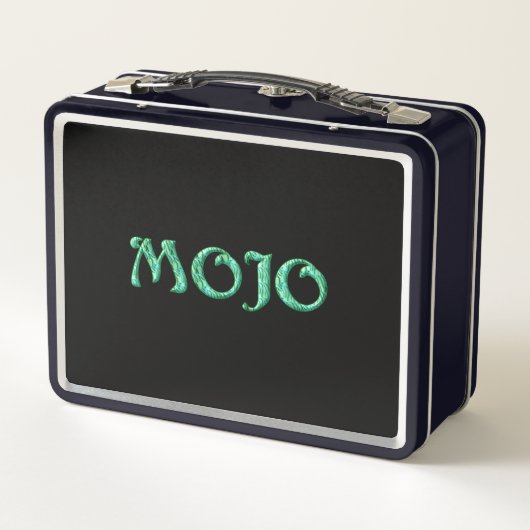 Mojo zwarte lunchbox (Achterkant)