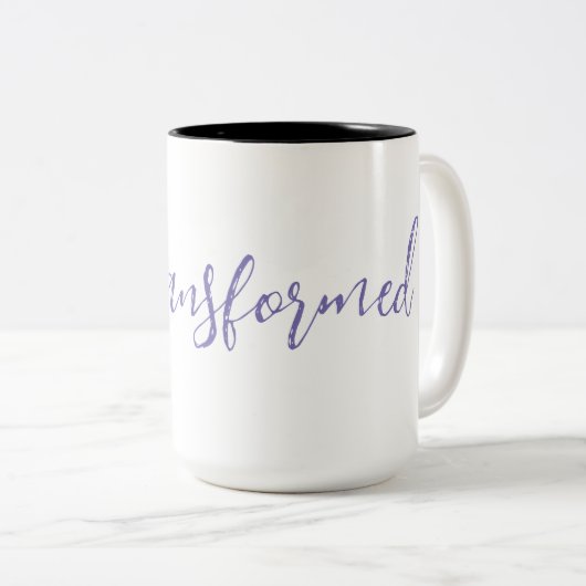 Mok2 moet worden gewijzigd tweekleurige koffiemok (Voorkant rechts)