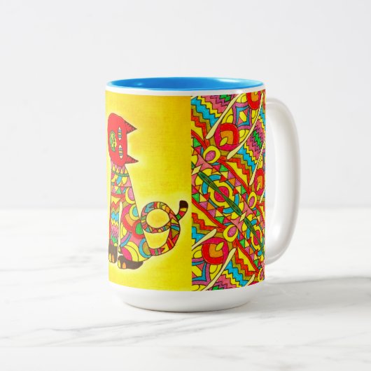 Mok - 045 - Alebrije Cat (Voorkant rechts)