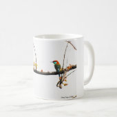 Mok 11 0z. Blauwkeelbaarzen (Voorkant rechts)