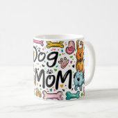 Mok 11 oz Dog Mom Gift Idee voor bontmoeders (Voorkant rechts)