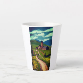 Mok-2-landschap Latte Mok