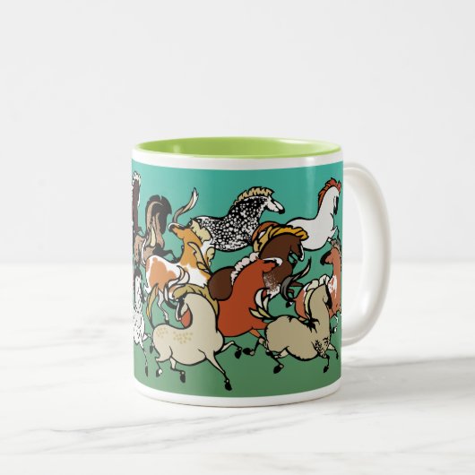 Mok 2 van de looppees Pony (Voorkant rechts)