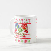 Mok 2 van de prijswinnaar van de wedstrijd van de  (Voorkant links)