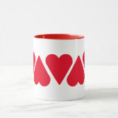 Mok - 5 rode harten (Midden)