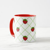 Mok aardbeien (Voorkant links)