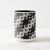 Mok abstract Diamond Eye Curls Pattern (Center)