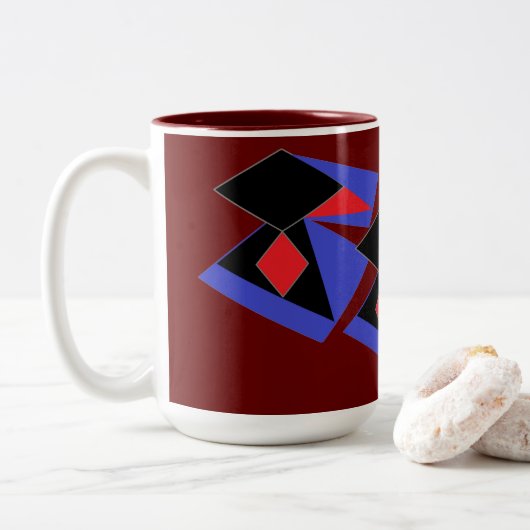 Mok : Abstract ontwerp (Met donut)