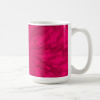 Mok abstracte vlinder frambozenroze koffie