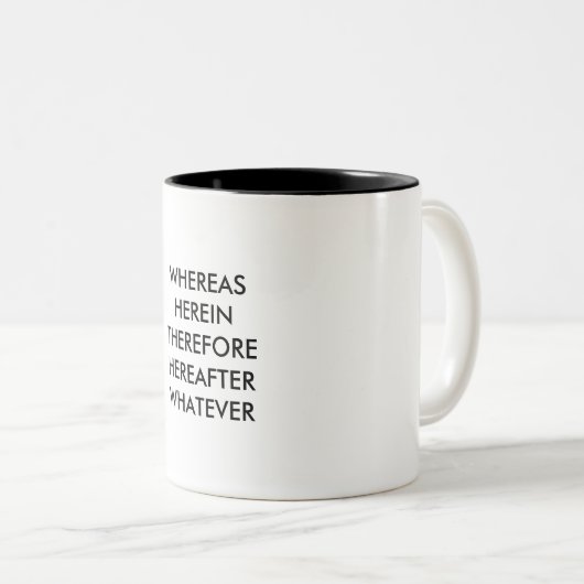 Mok advocaat: Overwegende dat, hier... (Voorkant rechts)