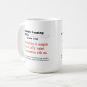 Mok affeine-belasting (Voorkant links)