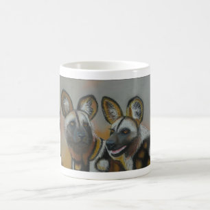Mok Afrikaanse wilde honden