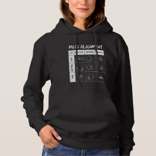 Mok Alignment Funny Geeky Nerdy Rpg Gamer Teacoffe Hoodie