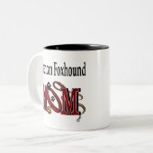 Mok Amerikaanse Foxhound Mam (Voorkant links)