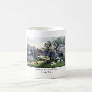 Mok: Amerikaanse Homestead: lente Koffiemok