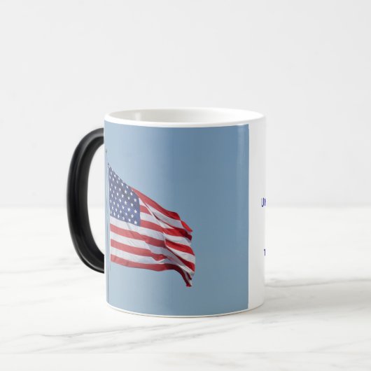 Mok Amerikaanse staatsburgerschap vlag (Voorkant links)