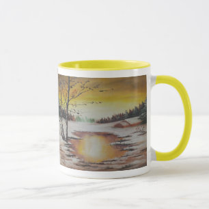 Mok Ann Hayes Painting Winter Scene