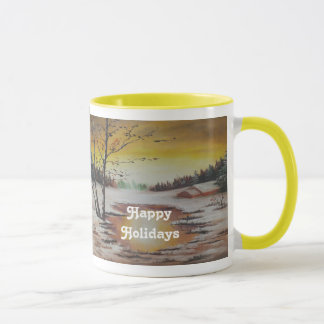 Mok Ann Hayes Painting Winter Scene