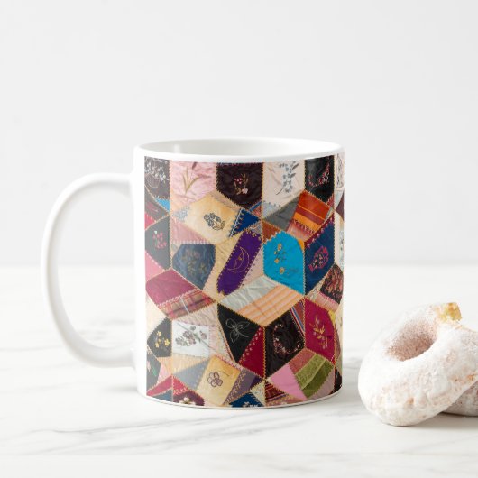 Mok Antiek Quilt Pattern (Met donut)