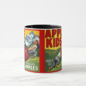 MOK ~  APPEL KINDER BRAND APPLE CRATE ETIKET TOE! (Midden)