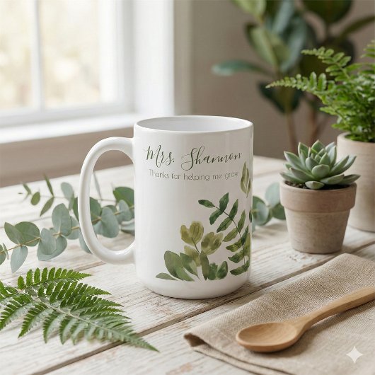 Mok 'Bedankt voor het helpen groeien'