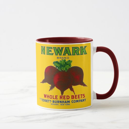 MOK ~  BEET VERPAKKING CRATE LABEL ~ NEWARK (Rechts)