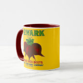 MOK ~  BEET VERPAKKING CRATE LABEL ~ NEWARK (Voorkant links)