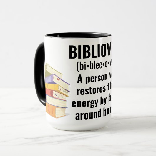 Mok bibliovert Book Addicate (Voorkant links)