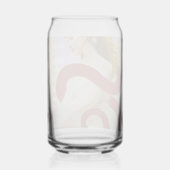 Mok bier blikvorm glas (Achterkant)