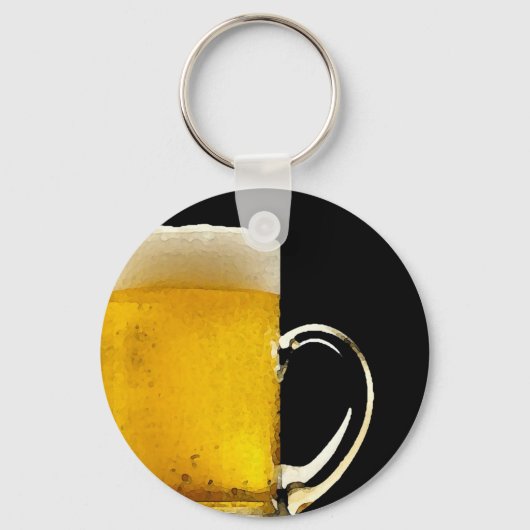 Mok bier sleutelhanger (Voorkant)