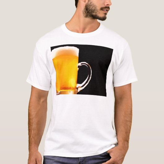 Mok bier t-shirt (Voorkant)