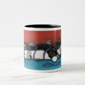 Mok bij slapende katten en muizen (Center)