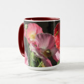 mok "Bijen in papavers" (Voorkant links)