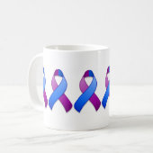 Mok blauw en Paars bewustzijn (Voorkant links)