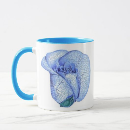 mok "Blauw Roos" (Links)