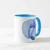 mok "Blauw Roos" (Voorkant rechts)