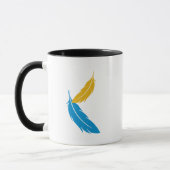 Mok Blauwe en gouden Macaw (Links)