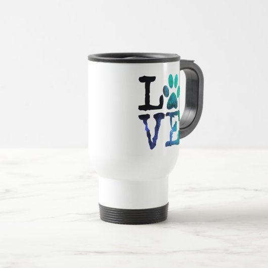 Mok Blauwe en witte pagina printkoffie (Voorkant rechts)