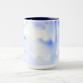 Mok Blauwe Floral Print Coffee (Midden)