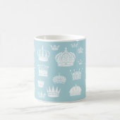 Mok Blauwe koninklijke kroonpatronen (Center)