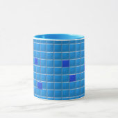 Mok - Blauwe Square mozaïek (v.2) (Midden)