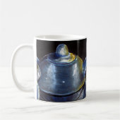 Mok blauwe tea set (Lori Corbett) (Links)