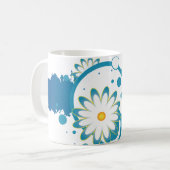 Mok blauwe ventilatorverf (Voorkant links)
