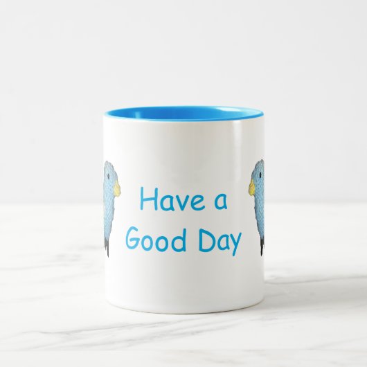 Mok - Blauwe vogels hebben een goede dag (Center)