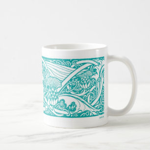 Mok blauwgroen Angel Vignette