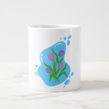 Mok bloem ontwerp