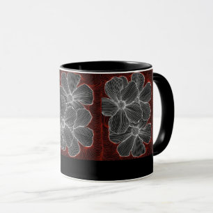 mok bloemen koffie
