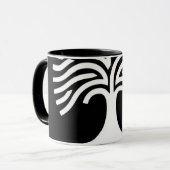 mok bloemen koffie (Voorkant links)