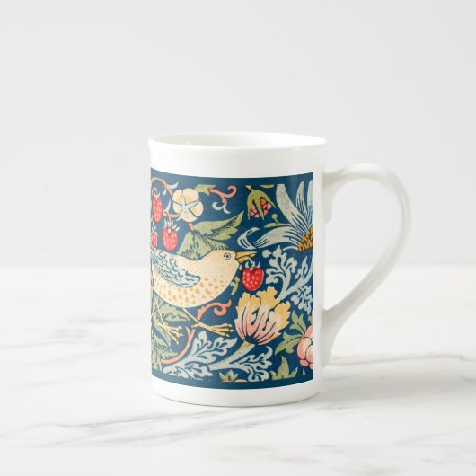 Mok BONE CHINA : WILLIAM MORRIS STRAWBERRY THIEVY (Rechts)